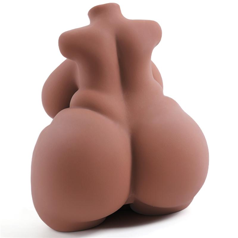 Realistic Breast+Penis+ Anus 4-in-1 Men Women Gay TPE Half Body Sex Doll Soft Lifelike Skin Adult Toy Masturbator Products