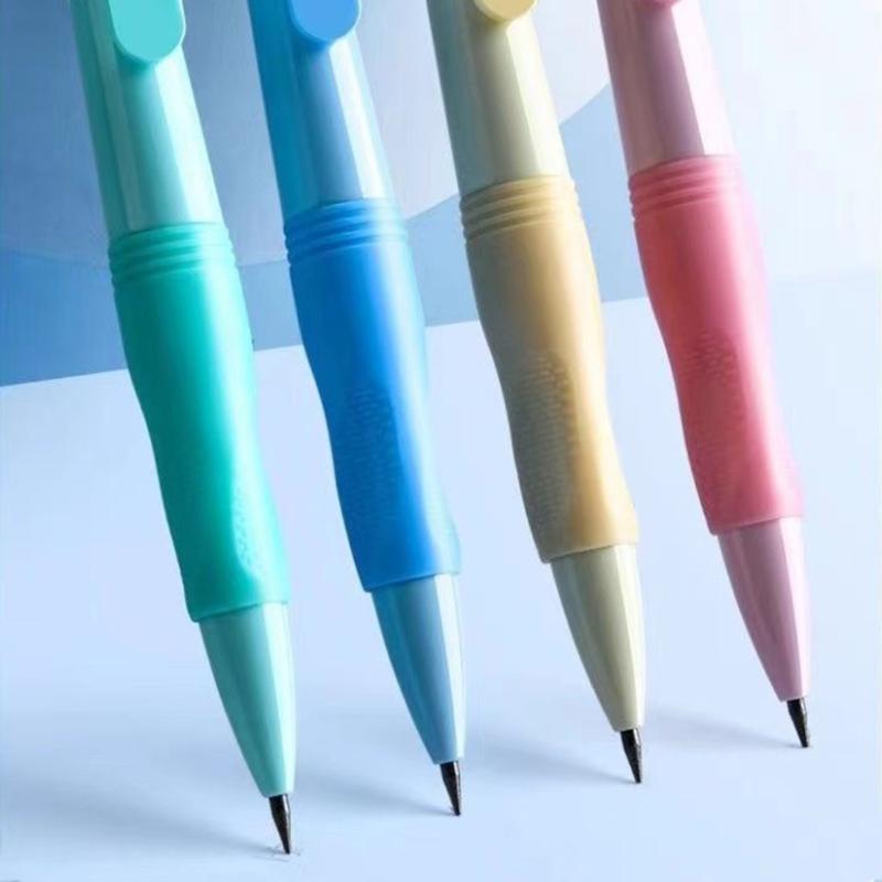 12Pcs 2.0MM Ergonomic Mechanical Pencil Built In Sharpener Automatic Drawing Pencil For School Writing Sketching Drawing