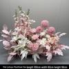 Decorazioni Matrimoniali Fila Floreale Rosa: Fiori Artificiali per Sale Matrimoniali, Fidanzamenti e Banchetti