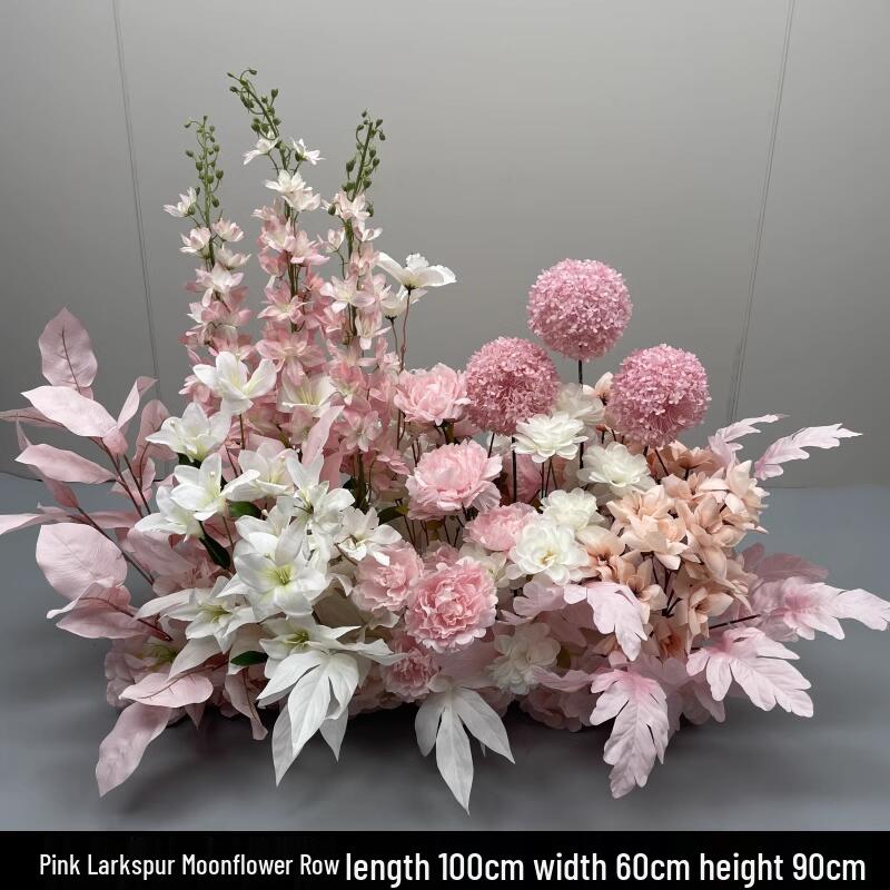Decorazioni Matrimoniali Fila Floreale Rosa: Fiori Artificiali per Sale Matrimoniali, Fidanzamenti e Banchetti