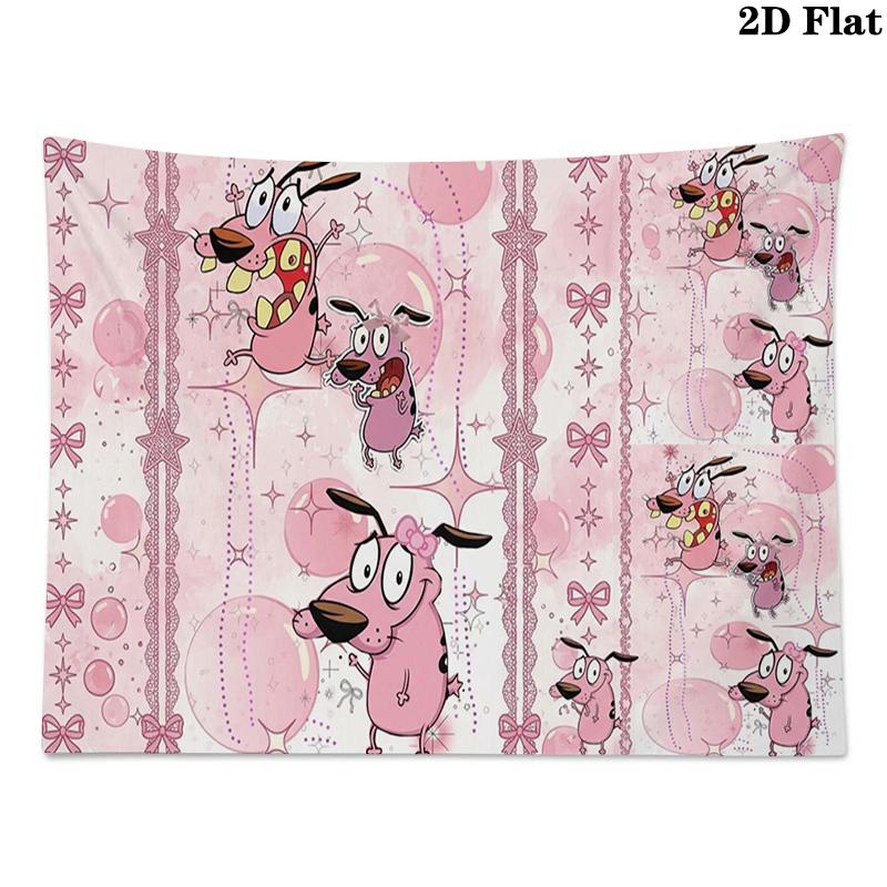 Courage Wall Tapestry Aesthetic Wall Hanging Printed Fabric Blanket Decorative Tapestries for Bedroom Living Room Home Decor