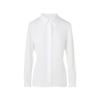 Lancy Pleated White Commuter Blouse