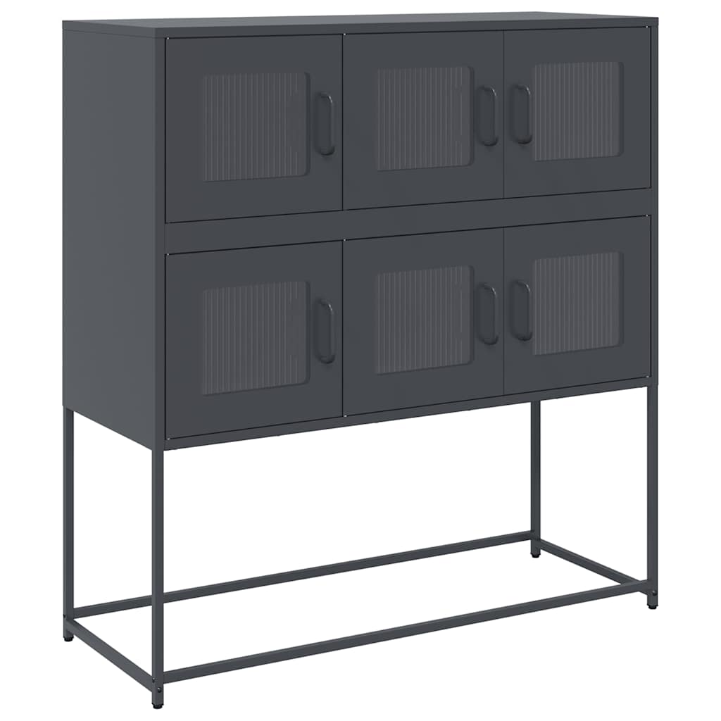 Sideboard Anthracite 100.5 x 39 x 107 cm Cold Rolled Steel