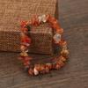 Armband aus Natursteinperlen, Chip-Schmuck, Amethyst, Aquamarin, Armband, Armreifen