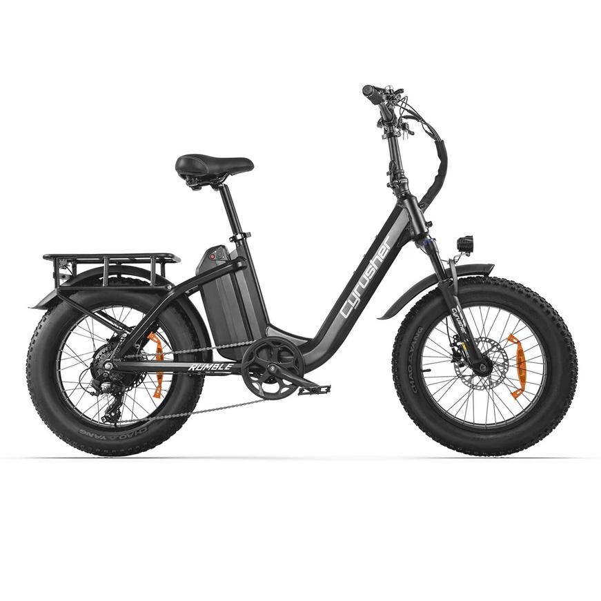 Cyrusher Rumble Celoterénní Dospělé Městské E-kolo 250W Motor Elektrické Kolo 48V18Ah Baterie 20 Palcové Terénní Pneumatiky Elektrické Kolo