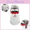 Christmas Santa Claus Eyebrows Beard Party Mask Set For Adults Soft And Fluffy Cotton Fabric