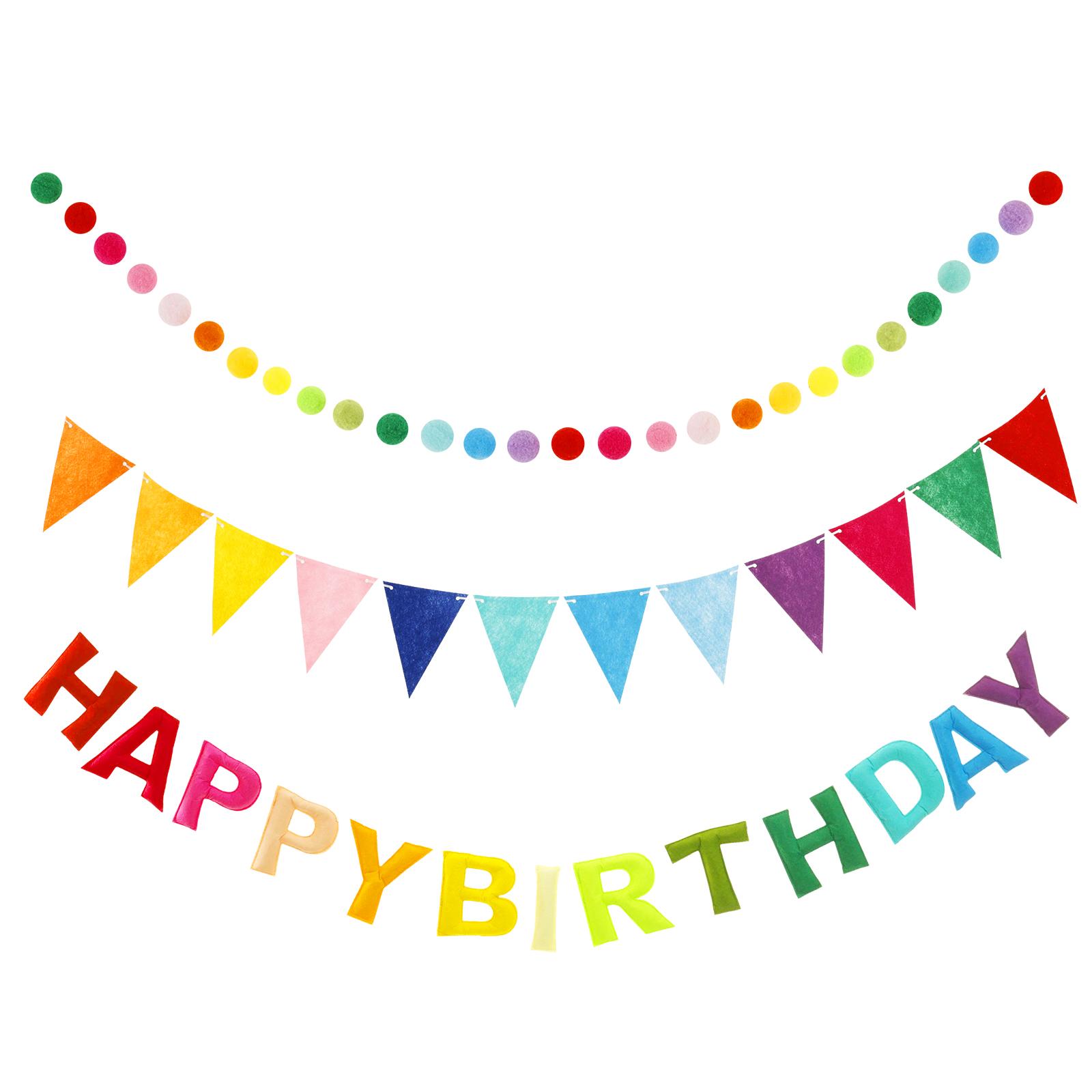 Pennant Banner Flag 36.4 ft Colorful Bunting Banner Garland Waterproof Triangle Bunting Flag for Birthday Party Activities Decor