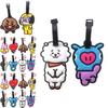 Kpop Boys Bangtan Bts Bt21 Tata Chimmy Cooky Rj Koya Mang Shooky Tag Luggage