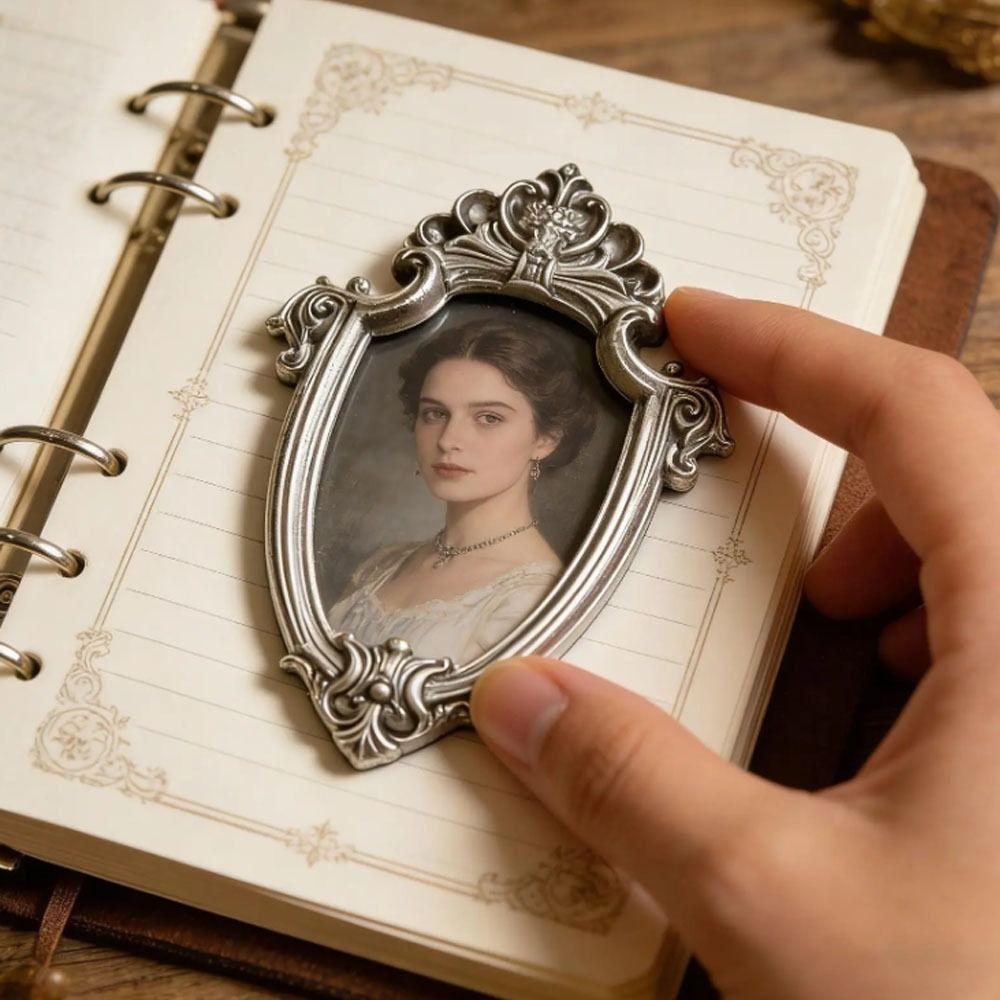 5Pcs Vintage Resin DIY Shadow Box Frame Gold DIY Mini Photo Frames Memory Display Frames Gifts