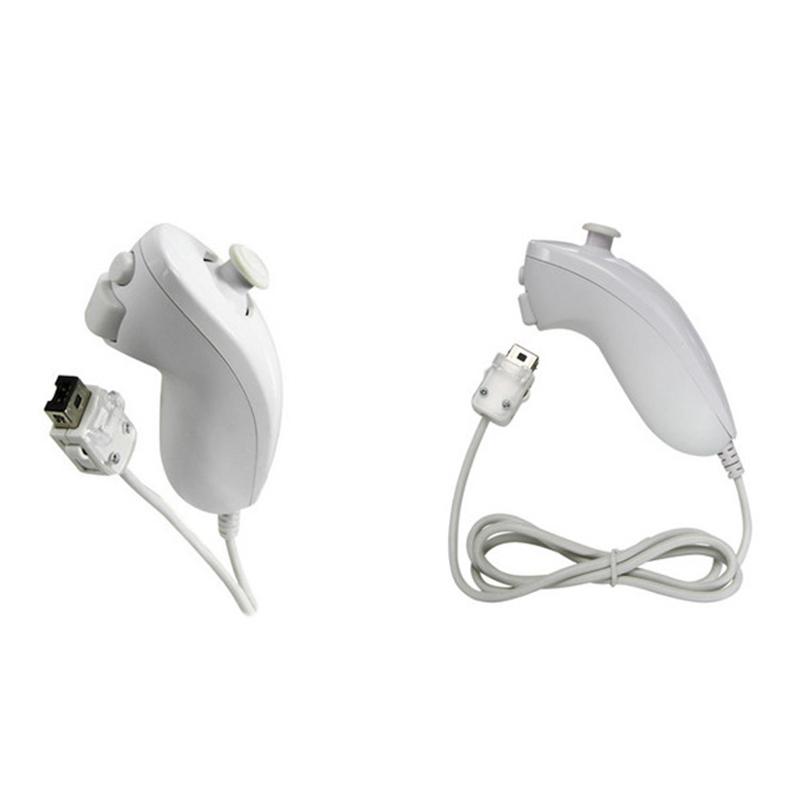 Wii/Wii U Joystick 2'si 1 Arada Kablosuz Uzaktan Kumanda Gamepad Kontrol Seti İsteğe Bağlı Motion Plus Silikon Kılıflı Video Oyunu