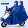 Raincoat for Electric Scooters and Motorcycles, Men's 2022 New Long Model, Full-Body Storm-Proof, Women's Double-Person Electric Bike Rain Poncho