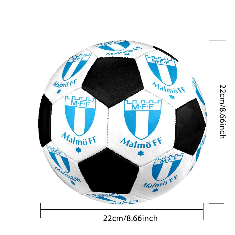 1pc Malmo FF Soccer Ball Size 5 Indoor Soccer Ball Fashion Colorful Backyard Game - Great For Sports Fans Gift HE72