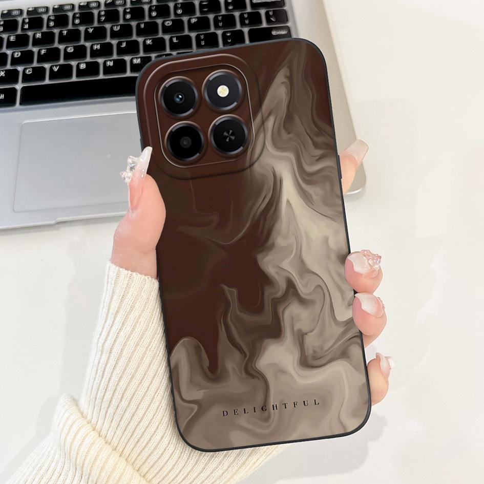 6.61" For Honor X6c 2025 Case Cute Panda Rabbit Soft Liquid Silicone Shockproof TPU Back Cover For HonroX6c Play 9C NIC-LX1 Para