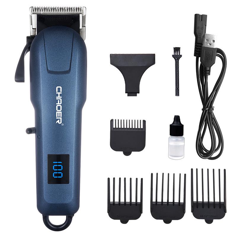 Chaoer USB Electric Hair Clipper for Adults and Children - LCD Display Hair Cutting Tool