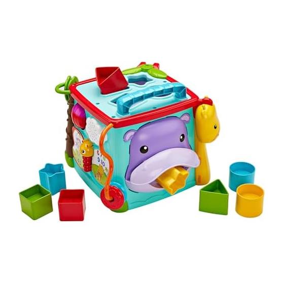 Fisher Price Bilingual Learning Box [6 месяцев и старше] [Образовательный/Английский/Иностранный язык] [Подарок] DNY97