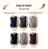 Men's Autumn/Winter Wool Knit Sleeveless Vest - Business Casual & Comfortable Sweater.