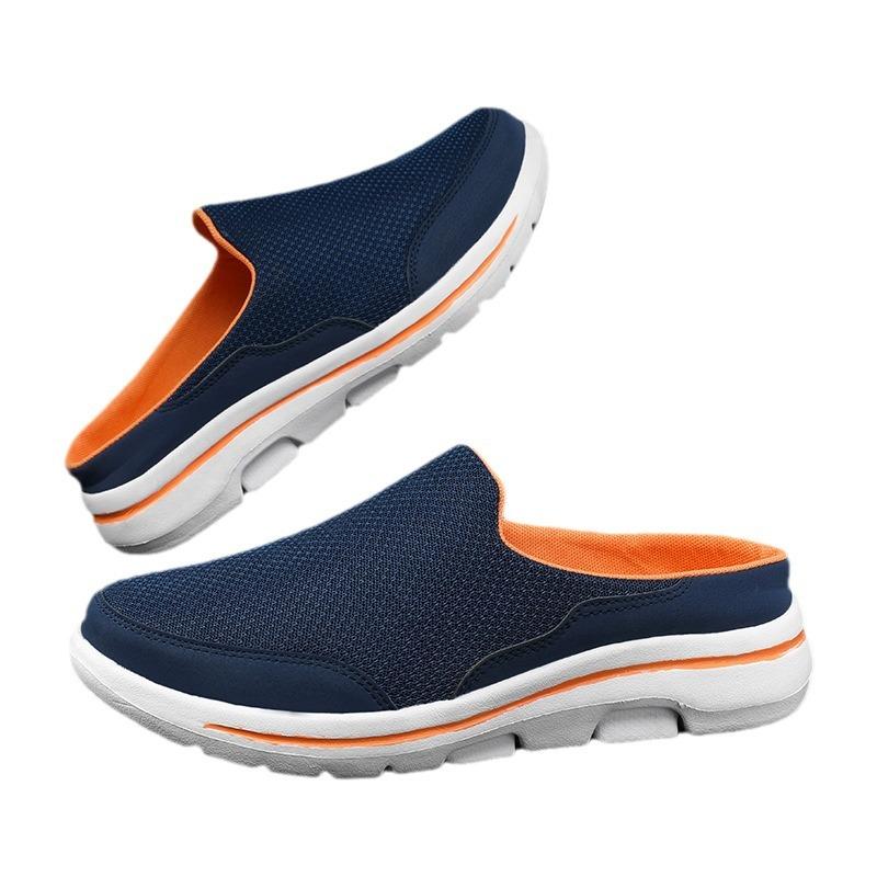 Fashion Men Slippers Summer Breathable Home Indoor Slippers Men Thick Bottom Slides Fashion Couple Walking Shoes Chanclas Hombre