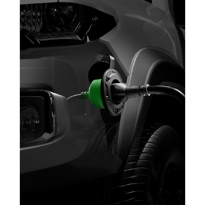 Heavy-Duty 20A 125V RV Shore Power Inlet Plug With 16" Extension Cord, 5-In-1 T-Blade Adapter, Waterproof Outlet Box & Cap For RVs Trailers Boats -