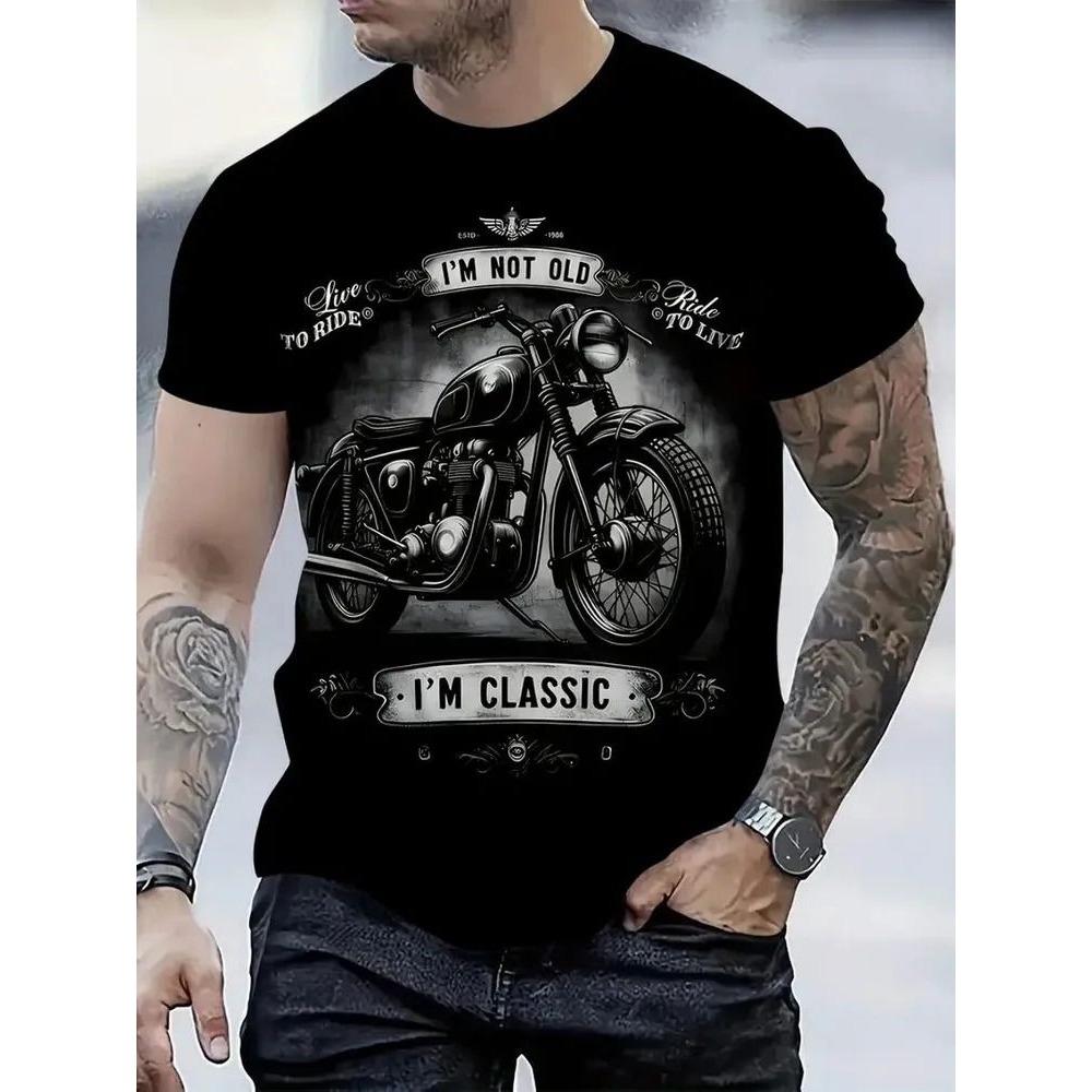 Men's 3D versatile casual top T-shirt