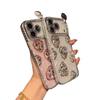 Luxury Heart Shell Rhinestone Case for iPhone 17 Pro Max - 16 Heart Design, Precise Fit for Women