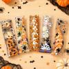 50/100PCS Multicolor Halloween Candy Bag Mixed Printed Wrapping Bag  Party Supplies