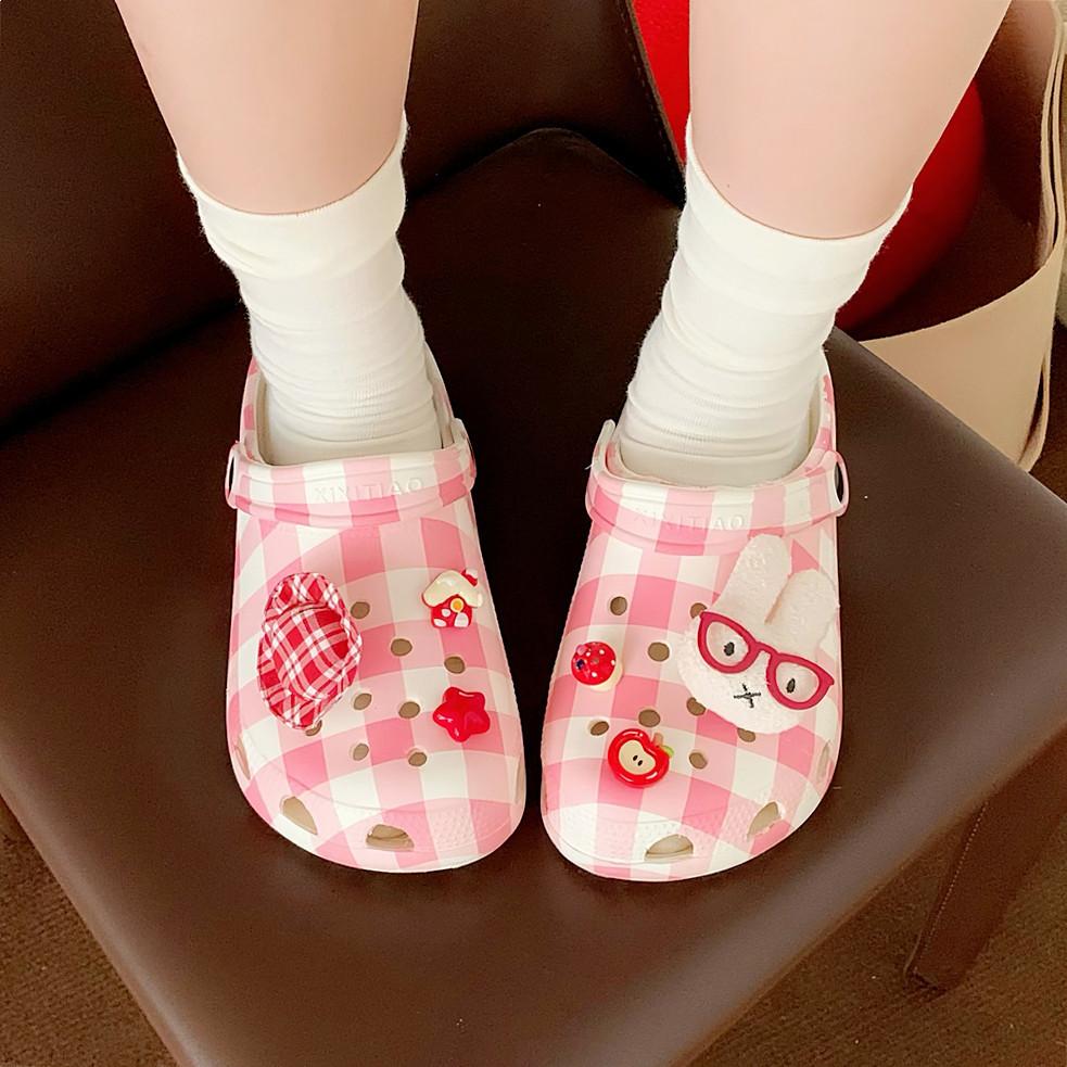 Fashion Slippers Casual Summer Women's Shoes Cover Toe Platform Shale Female Beach Slides Luxury Flat Sabot Fashion House Slippers Platf