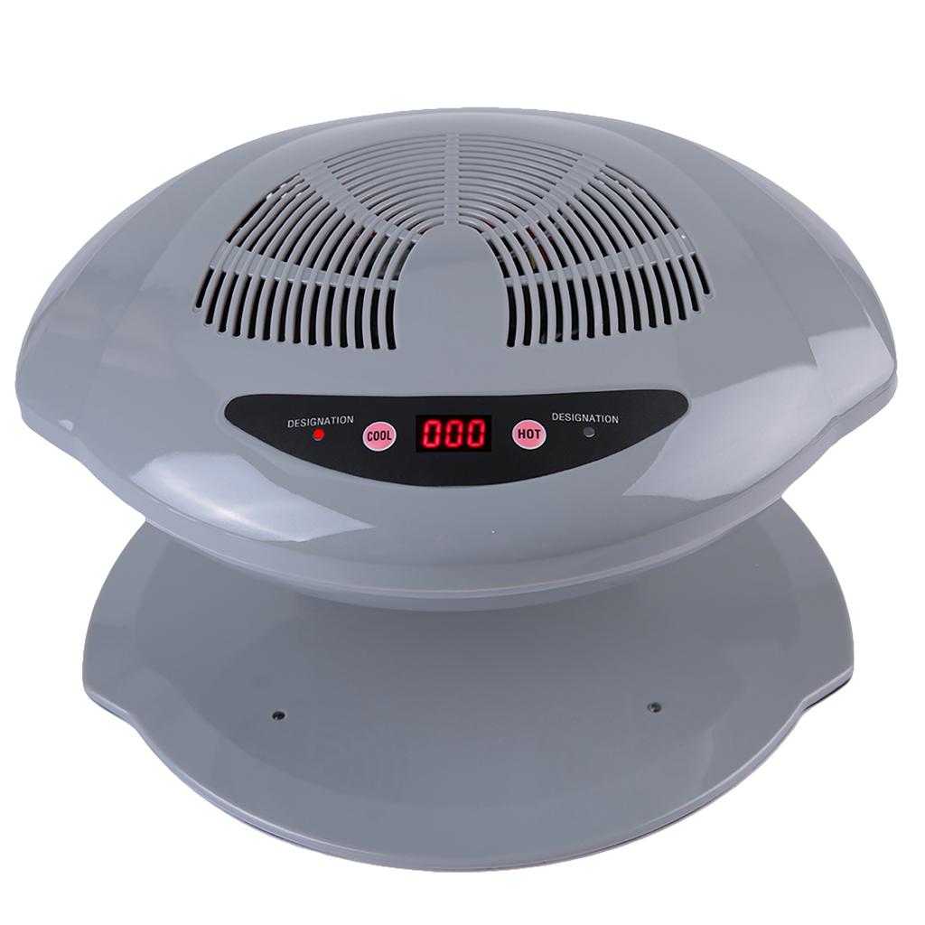 Hot & Cold Nail Dryer WarmCool Nail Polish Drying Fan Manicure Tool White