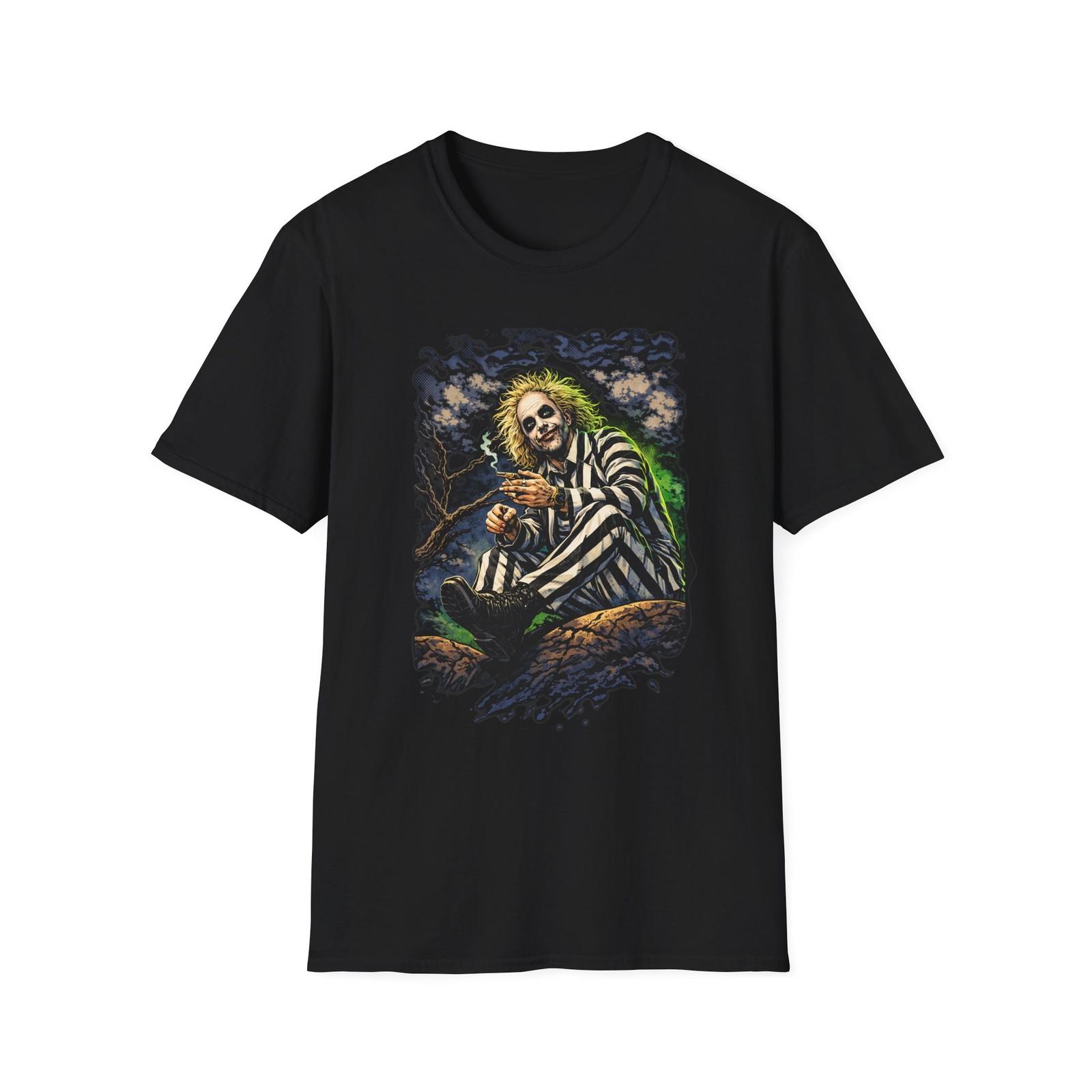 Beetlejuice T-Shirt | Gothic Horror Tee S разноцветный