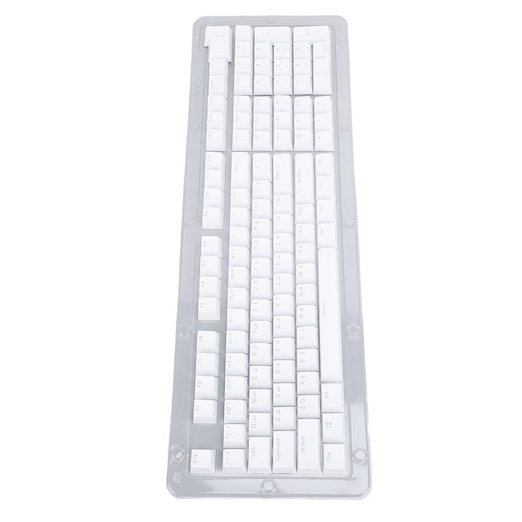 112 Keys Arabic Keyboard Key Minimalist Mechanical Keyboard Key for 61 64 68 84 87 96 98 100 104 108 Keyboards