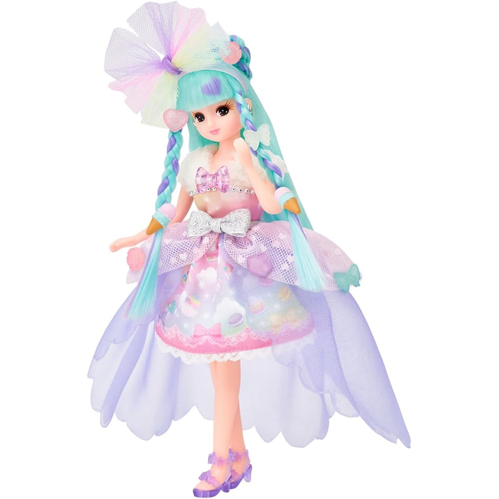 Takara Tomy Licca-chan Gelato Color Change Deluxe Dress-Up Toy for Pretend Play Ages 3 and Up