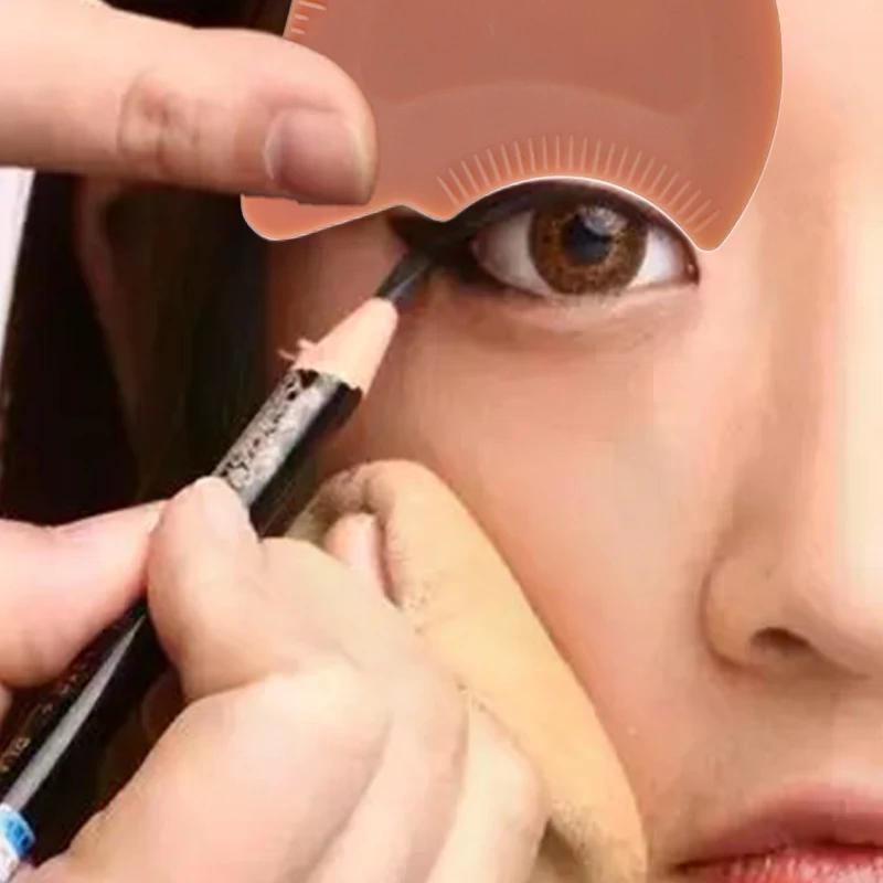 Eye Makeup Stencils Precision Makeup Tools Beauty Tools Makeup Stencils Beginner Makeup Auxiliary Tool, Silicone Multifunctional