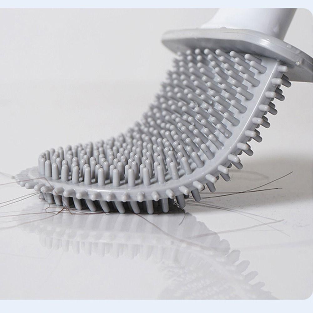 Long Handle Toilet Cleaner Brush Set Flexible Head Bathroom Brush  Bathroom Use