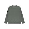 Stone Island Garment Dyed Sweatshirt Musk Men Tops Green 801563051-V0059
