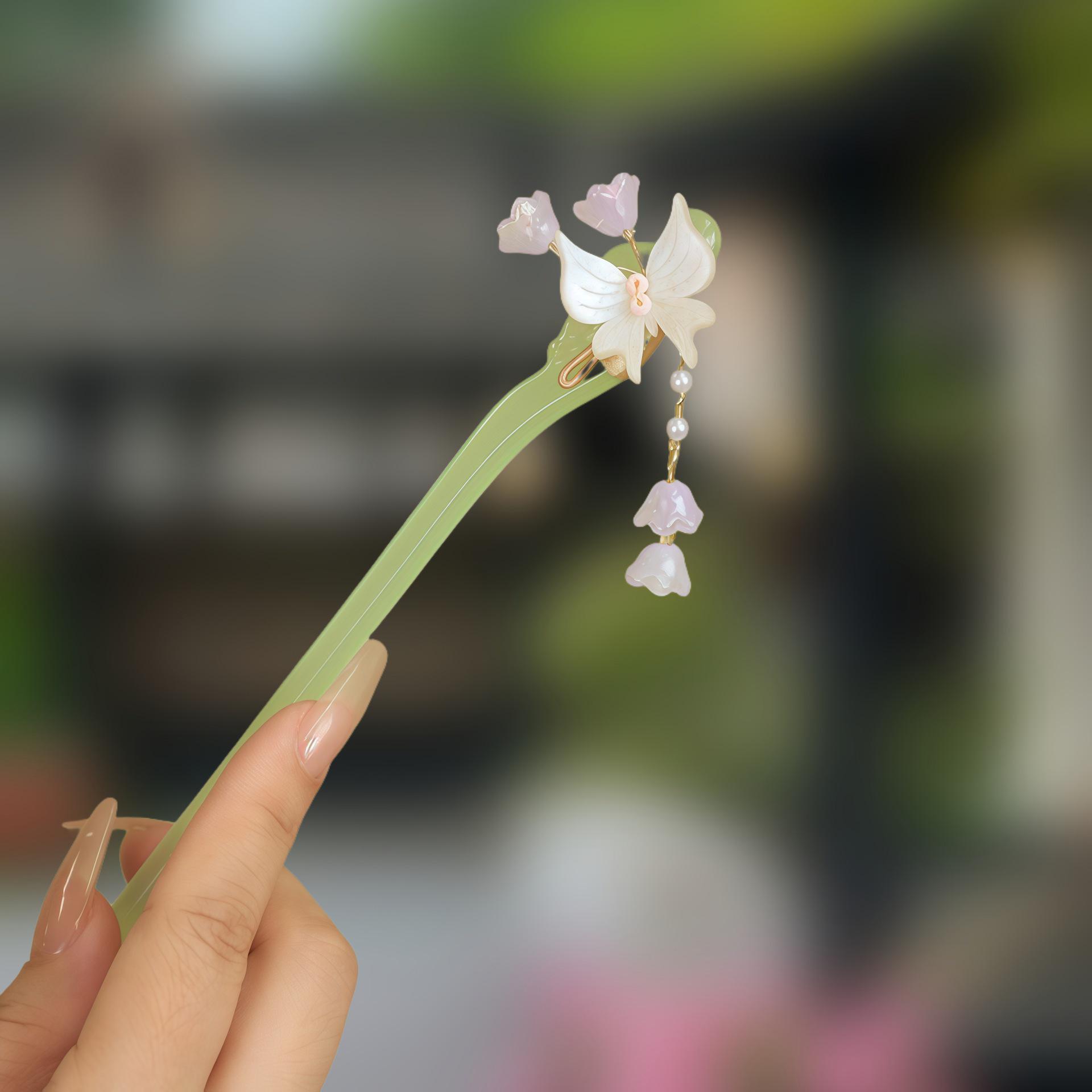 Винтажная этническая детская заколка для волос ципао – китайский стиль, аксессуар для волос ханфу