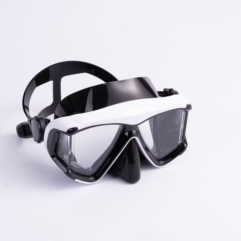 PooLian Adult Myopia Diving Mask with Integrated Nose Guard