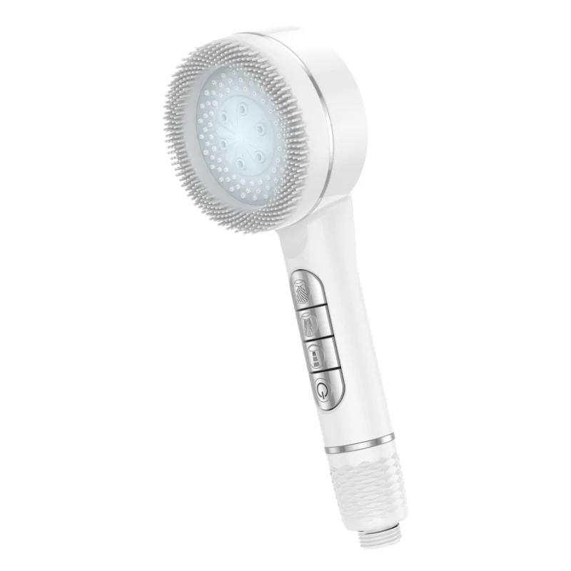 New 4 Functions High Pressure SPA Shower Head Water Saving Handheld Rainfall Bathroom Accessories Massage Filter Showerhead