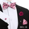 Korean Style 4-Piece Men's Bow Tie & Pocket Square Set for Weddings & Formal Events