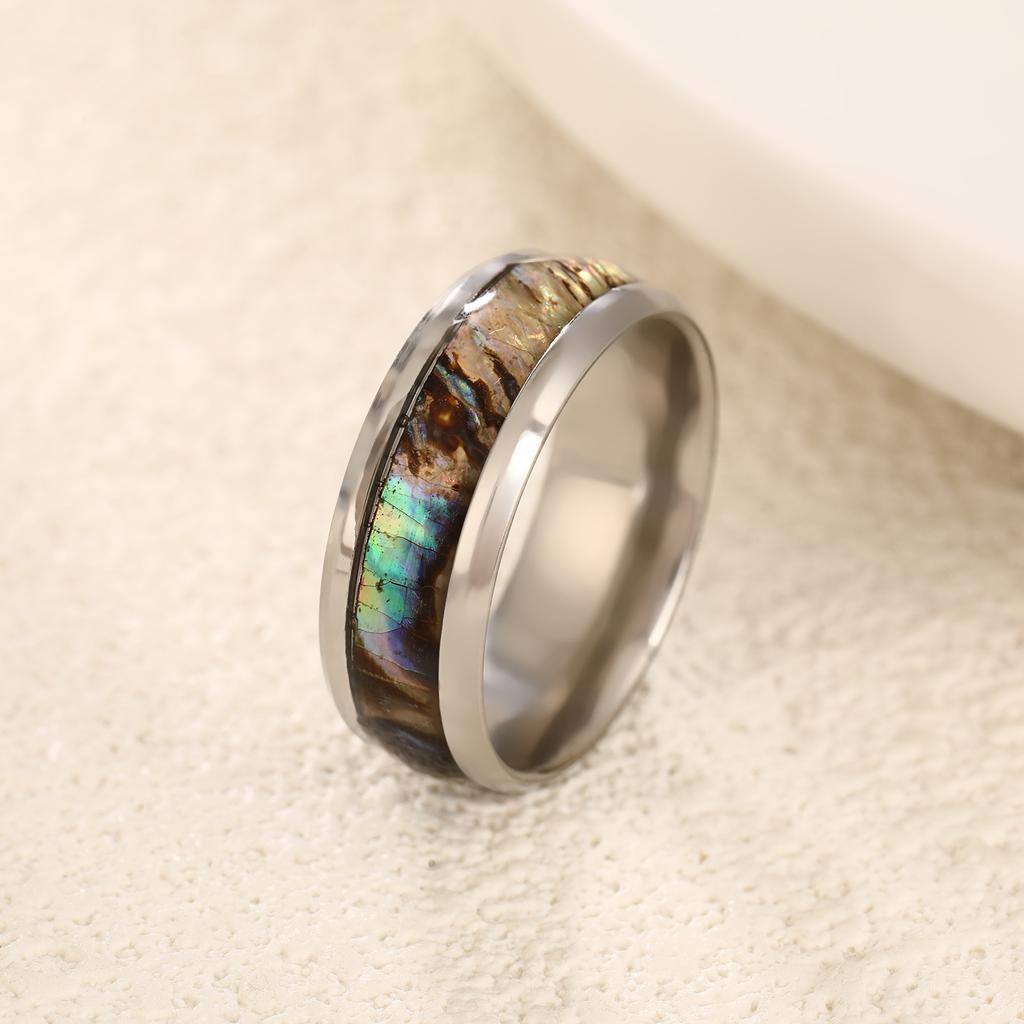 1Pcs Stainless Steel  Rings Simple Titanium Steel Ring for Men Women High Quality Anti Stress Jewelry