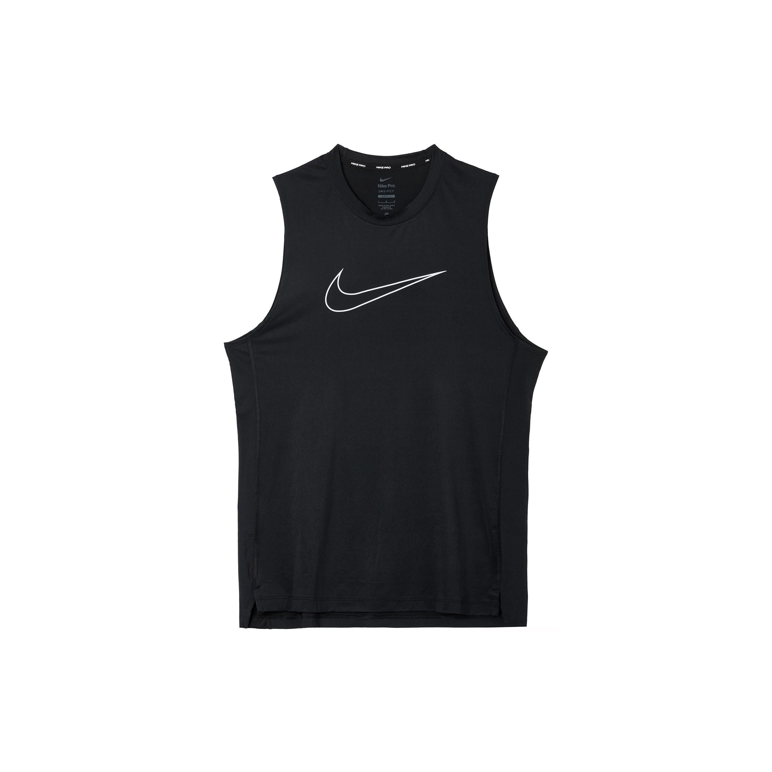 Nike Pro Dri-FIT Slim Fit Sleeveless Top Black DD1977-010 XXL