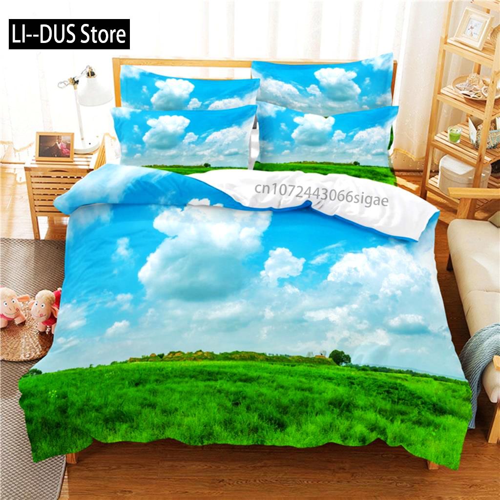 Beautiful Scenery Bedding Set Duvet Cover Set 3d Bedding Digital Printing Queen Size Bedding Sets Fashion Design