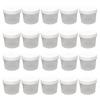 Reusable Plastic Puddings Jars with Lid Microwave Safe Design For Snacks Meal Preparation Kitchen Accessories