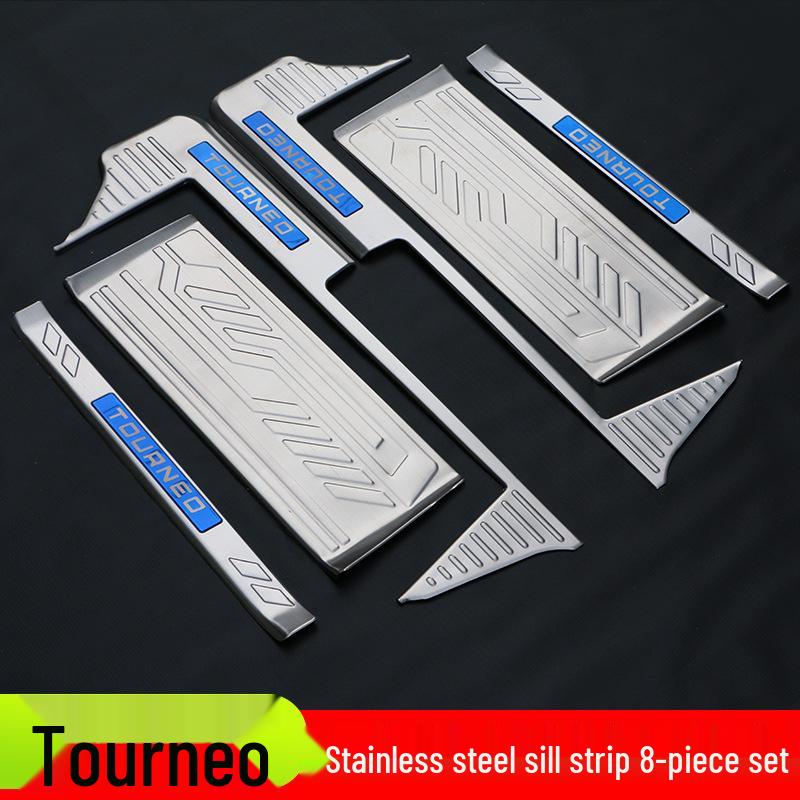 Ford Tourneo Threshold & Rear Bumper Guard Set