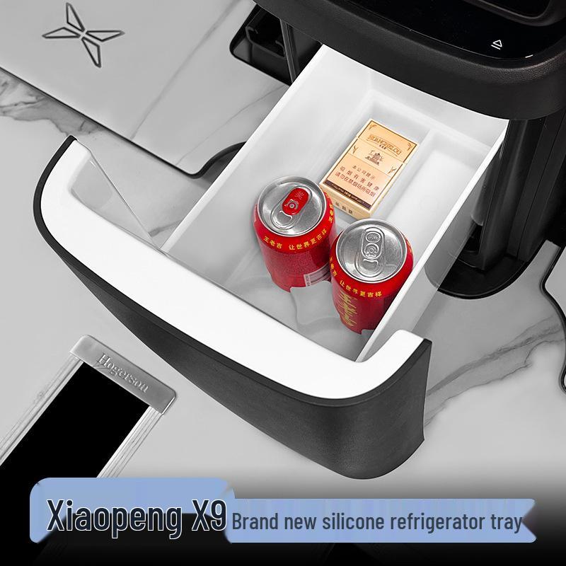 X9 Car Refrigerator Organizer Tray for 24-25 Xiaopeng Models