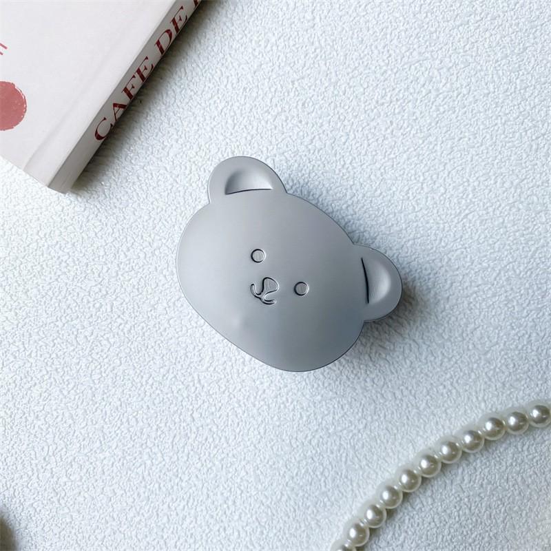 Cute Style Minimalist Niche Teddy Bear Phone Holder Adhesive Extendable Tabletop Support Bracket Selfie Ring