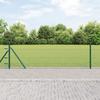 VidaXL Green Hexagonal Fence 0.4x25 M Steel 3353500
