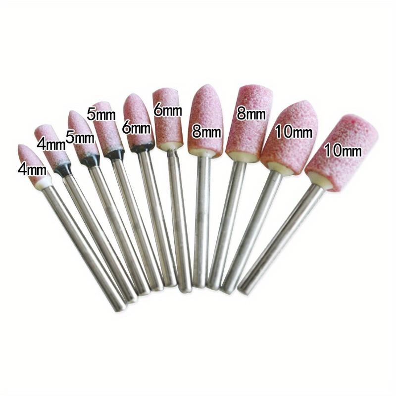 10pcs Polishing Head Wheel Head Abrasive Mounted for Rotary Power Tools Electric Grinding Stone Wheel Accessories