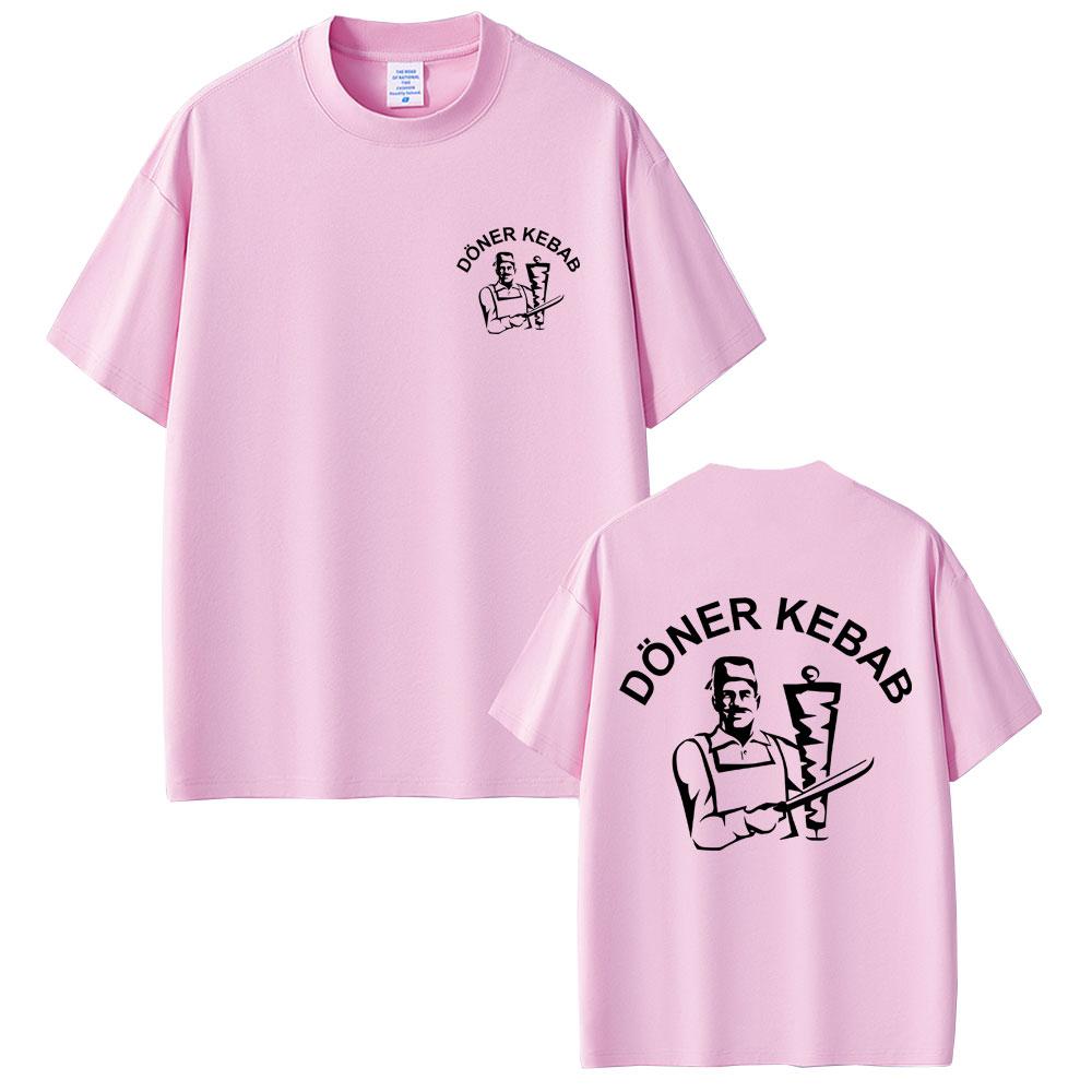 Doner Kebab Funny Graphic T-shirt Unisex Women 100% Cotton Oversized Short Sleeve T Shirt Summer Casual Oversized Unisex Streetwear