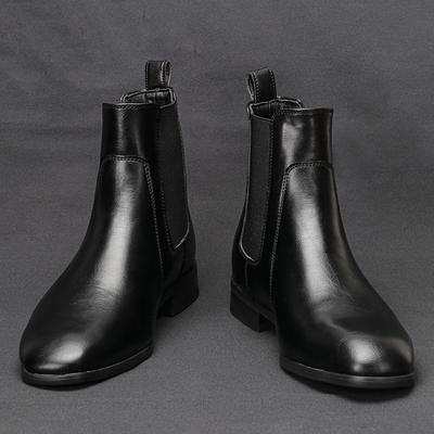 40~46 Chelsea Boots Men  Brand Comfortable Fashion Leather Men Boots #KD431