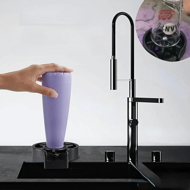 Ins Rinser Fully Automatic Glass Cleaning Machine,high-pressure Bar Kitchen,beer Milk Tea Cup Cleaning Machine, Sink Accessories