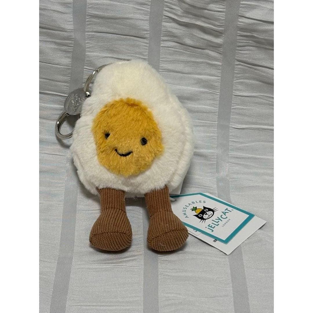 Jellycat Happy Boiled Egg Keychain